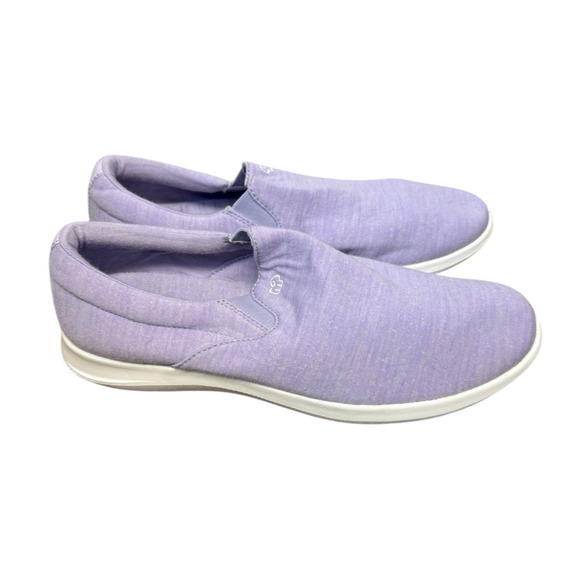 Merinos Women's Slip On Wool Shoes Woman 10 Mist Purple Machine Washable - Picture 1 of 6